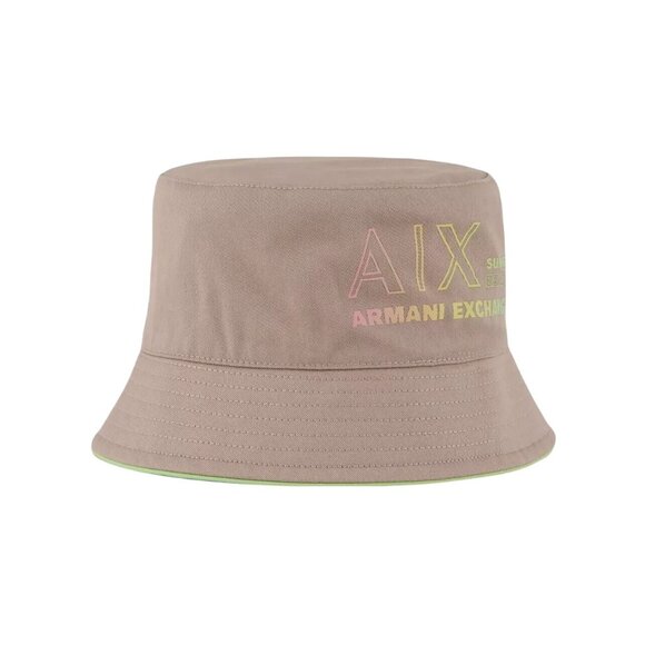 A|X ARMANI EXCHANGE Large/Extra Large Summer Beats Cotton Twill Bucket Hat - Picture 4 of 5